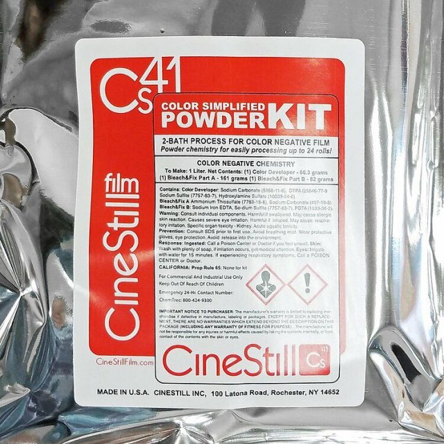 CineStill CineStill Cs41 Color Simplified Powder Processing Kit