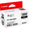 Canon Ink Jet Cartridge PFI-1000MBK, Matte Black