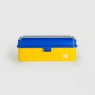 Reto Kodak Classic Metal 120 / 35mm Film Case, Yellow/Blue Lid