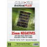 Clearfile 11B Negative Pages 35mm Archival Plus Pack of 25