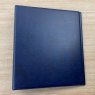 Clearfile Storage Sheet Binder 4 Ring, 85, Blue padded