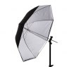 U3TRSI Translucent/Silver Convertible Umbrella, 36 inch
