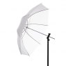 Interfit Interfit U4TRSI Translucent/Silver Convertible Umbrella, 43 inch