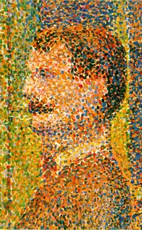 Painting by George Seurat La Parade
